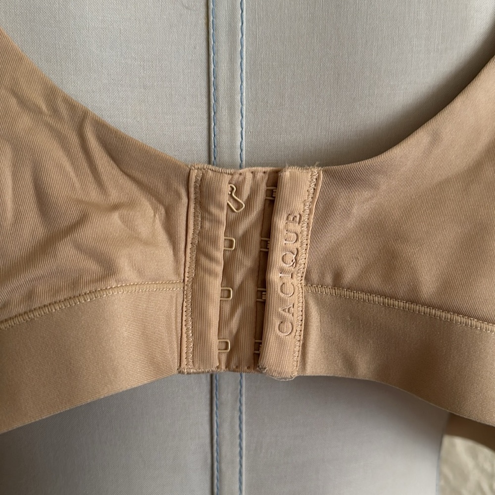 Cacique Lane Bryant Lightly Lined Balconette Nude Beige Bra Cooling Mesh 48DD - Picture 4 of 7